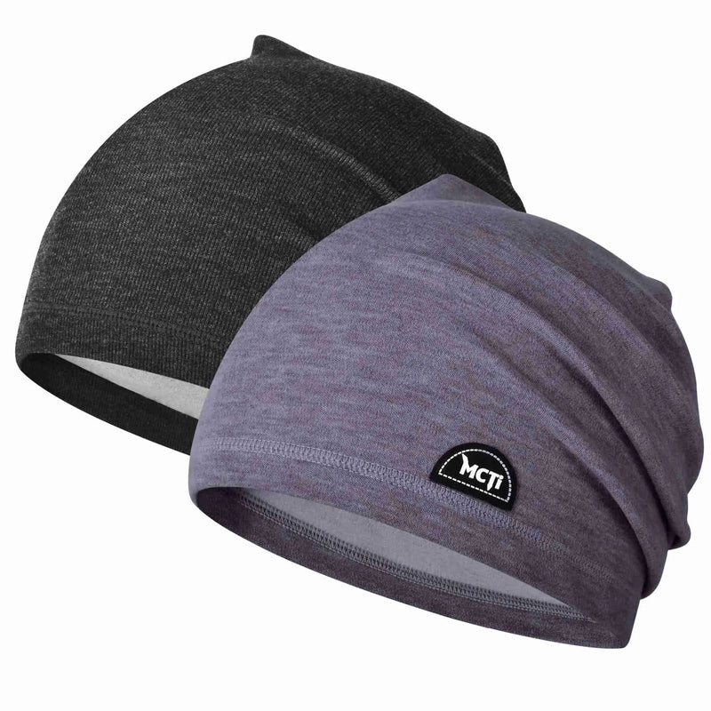 Load image into Gallery viewer, MCTi Lightweight Slouchy Beanie - Warm Stretchy Skull Cap for Running and Cycling MCTi