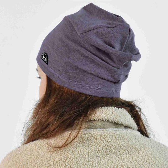 MCTi Lightweight Slouchy Beanie - Warm Stretchy Skull Cap for Running and Cycling MCTi