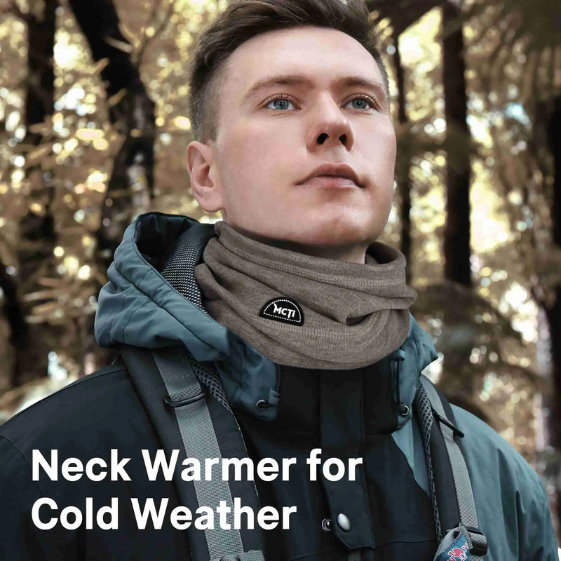Load image into Gallery viewer, MCTi Soft Neck Warmer - Adjustable Fleece Scarf and Beanie Hat for Winter Sports MCTi