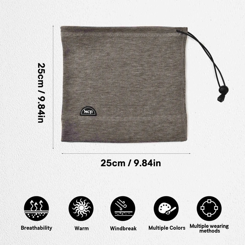 Load image into Gallery viewer, MCTi Soft Neck Warmer - Adjustable Fleece Scarf and Beanie Hat for Winter Sports MCTi
