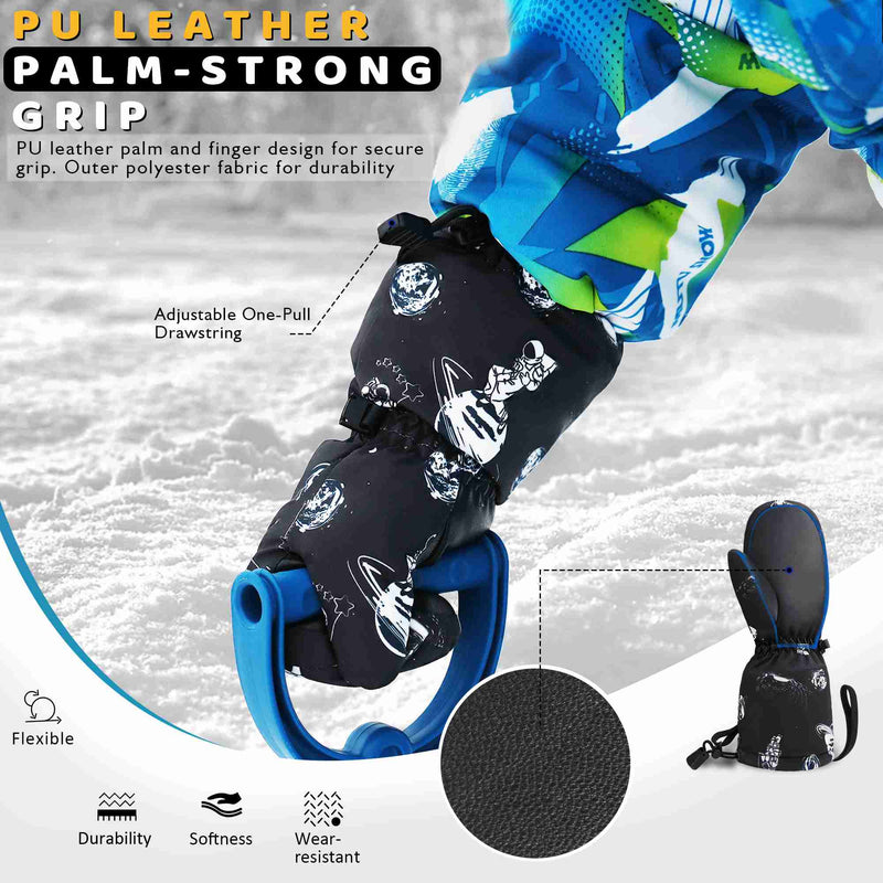 Load image into Gallery viewer, TopAcsy Kids Ski Glove Waterproof Warm Winter Snow Mittens for Boys Girls TOPacsy