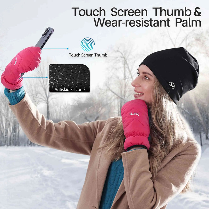 Load image into Gallery viewer, Waterproof Goose Down Mittens for Women | MCTi Snow Mitts MCTi
