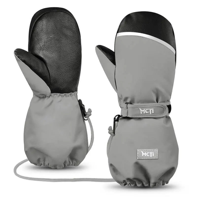 Load image into Gallery viewer, kids mittens grey