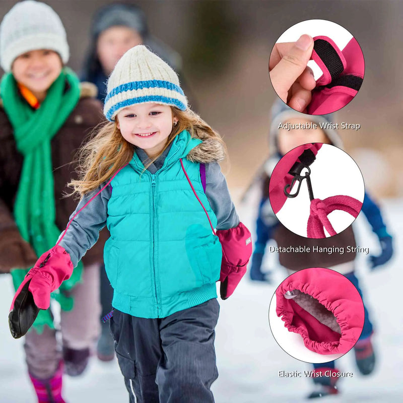 Load image into Gallery viewer, kids ski mittens