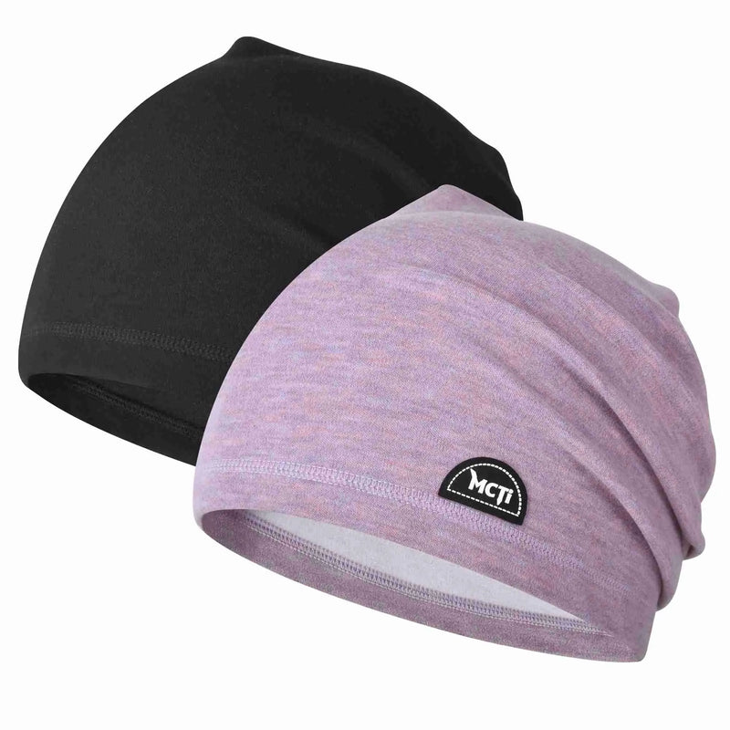 Load image into Gallery viewer, MCTi Lightweight Slouchy Beanie - Warm Stretchy Skull Cap for Running and Cycling MCTi