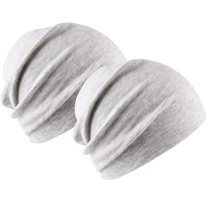 Load image into Gallery viewer, MCTi Slouchy Beanie for Men Women, Winter Warm Stretchy Skull Cap Hat Lightweight for Running Cycling 2 Packed MCTi