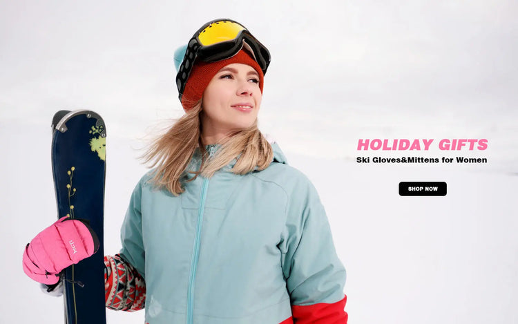 ski gloves women