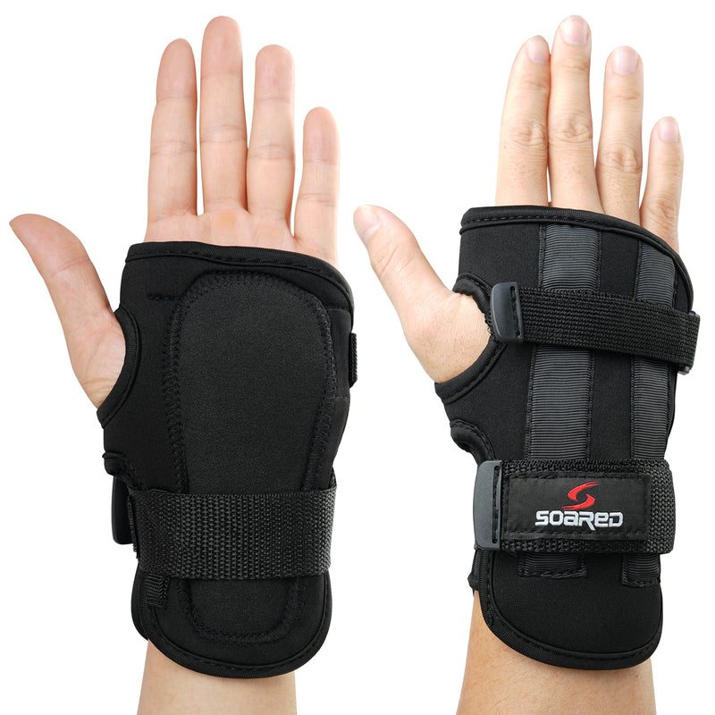 Load image into Gallery viewer, Soared Wrist Guards for Snowboarding Skateboarding, Adjustable Durable Protective Gear with Splint Support for Adults Soared
