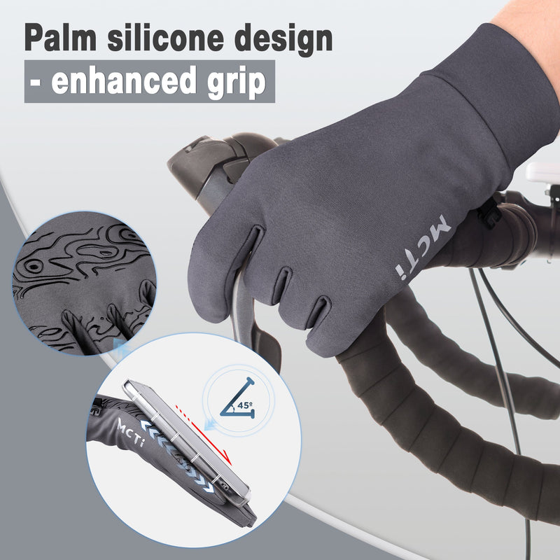 Load image into Gallery viewer, MCTi Winter Gloves for Men Women, Touch Screen Gloves with Conductive Microfiber, Palm Silicone, for Running Driving Hiking MCTi

