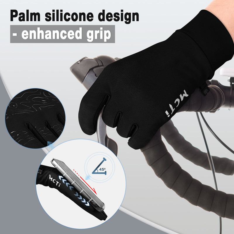 Load image into Gallery viewer, MCTi Winter Gloves for Men Women, Touch Screen Gloves with Conductive Microfiber, Palm Silicone, for Running Driving Hiking MCTi
