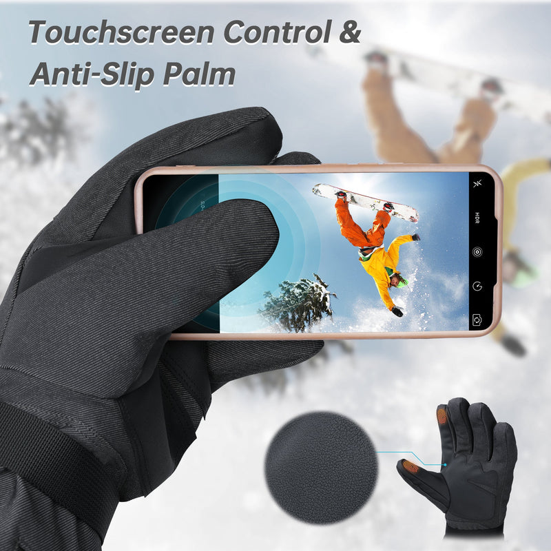 Load image into Gallery viewer, MCTi Pro Wrist Support Ski Gloves for Men, Waterproof Snowboard Gloves with Wrist Guard, 3M Thinsulate, High Abrasion Resistance MCTi
