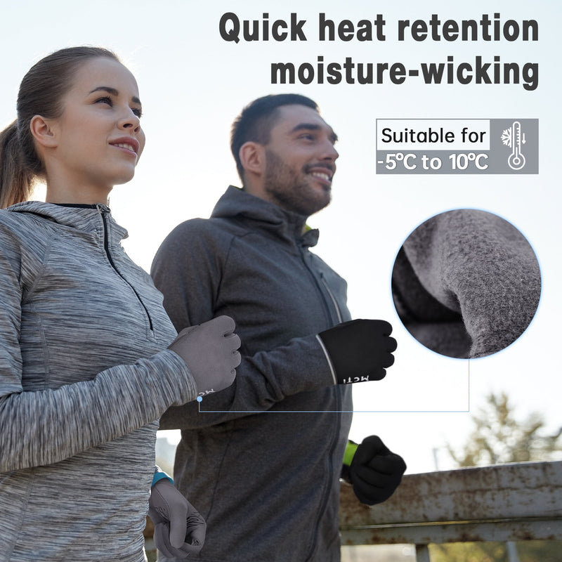 Load image into Gallery viewer, MCTi Winter Gloves for Men Women, Touch Screen Gloves with Conductive Microfiber, Palm Silicone, for Running Driving Hiking MCTi
