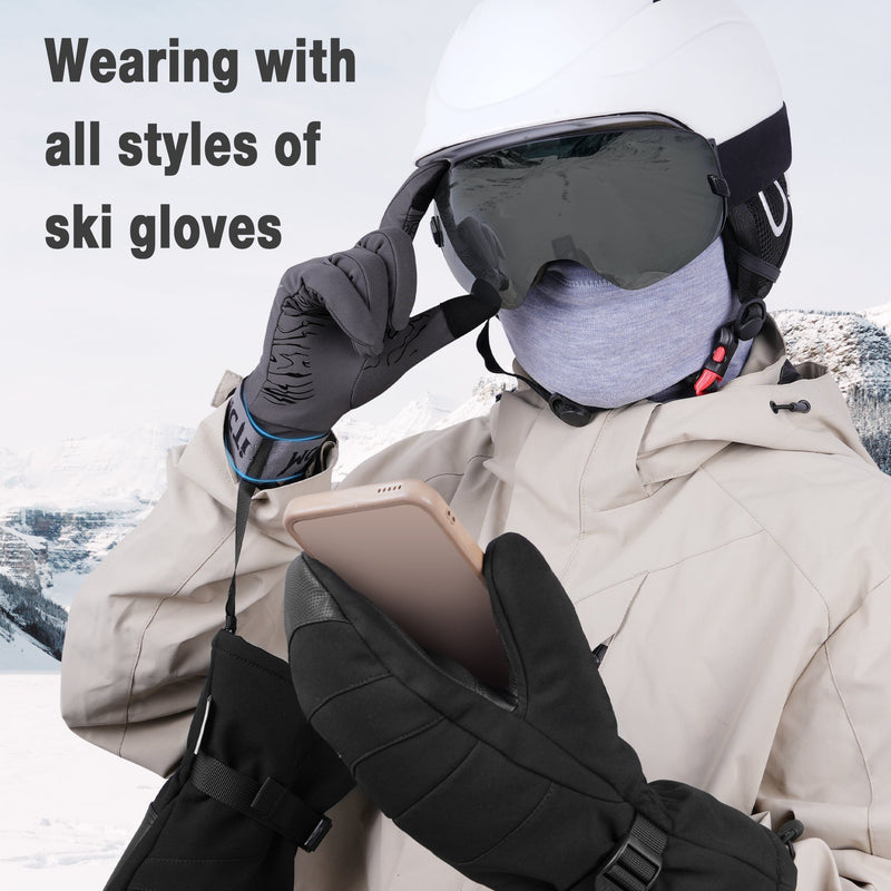 Load image into Gallery viewer, MCTi Winter Gloves for Men Women, Touch Screen Gloves with Conductive Microfiber, Palm Silicone, for Running Driving Hiking MCTi

