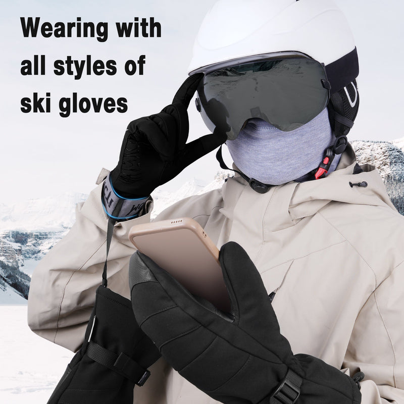Load image into Gallery viewer, MCTi Winter Gloves for Men Women, Touch Screen Gloves with Conductive Microfiber, Palm Silicone, for Running Driving Hiking MCTi
