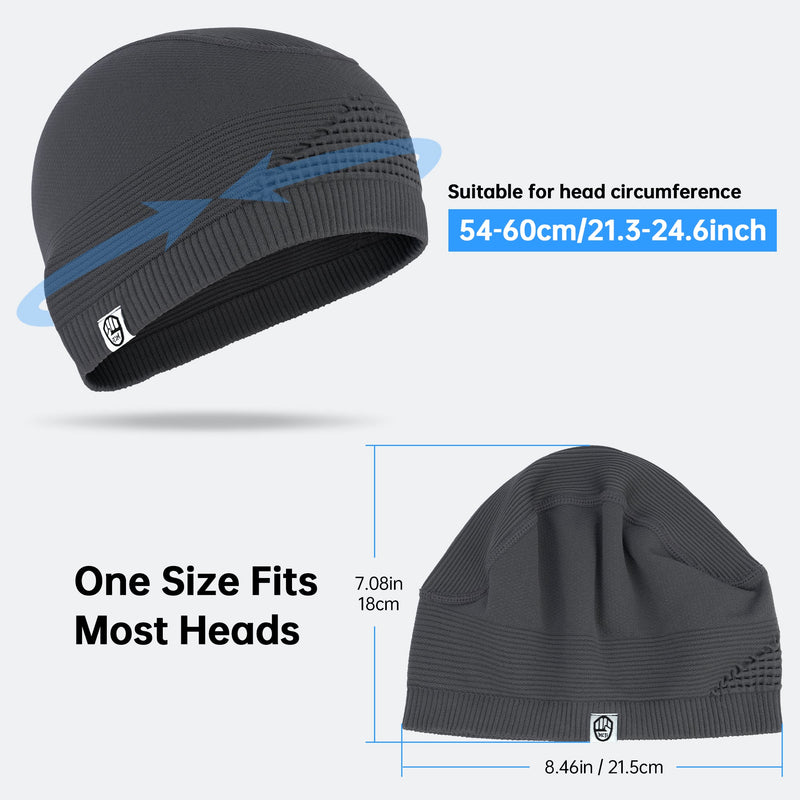 Load image into Gallery viewer, MCTi Mens Beanie Skull Caps for Men Women Thermal Helmet Liner Winter Running Hat for Skiing Hiking Outdoor Sports MCTi
