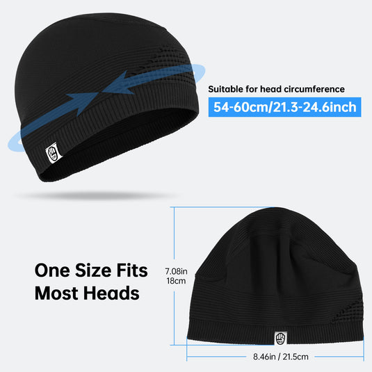 MCTi Mens Beanie Skull Caps for Men Women Thermal Helmet Liner Winter Running Hat for Skiing Hiking Outdoor Sports MCTi