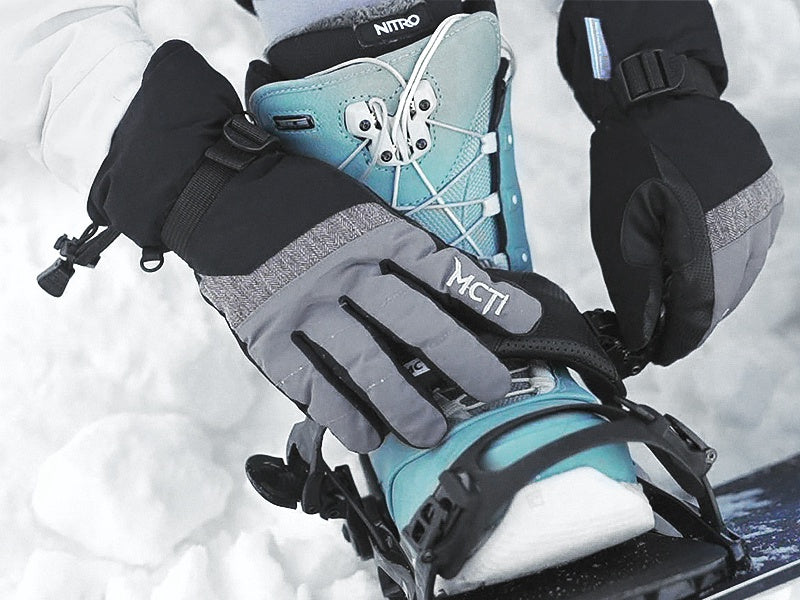  MCTi Guantes de esquí para mujer MC1702, un par (gris, S)  guantes de esquí descendente para mujer MC-1802, un par (gris, S) : Ropa,  Zapatos y Joyería