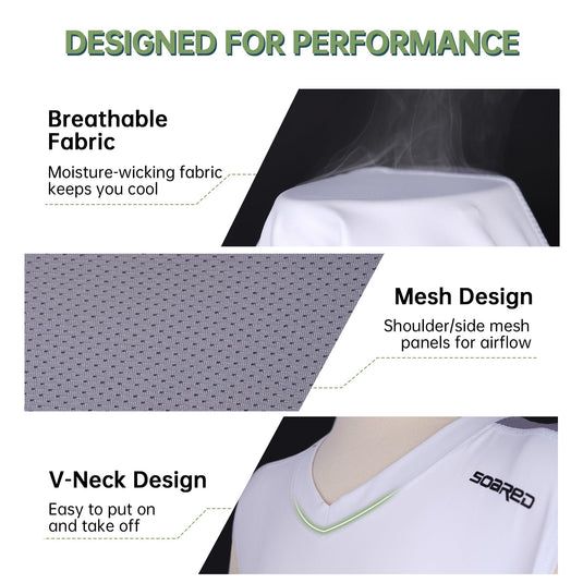 Soared Baseball Chest Protector Padded Compression Shirt Impact-Dispersing Padding Softball Football Rib Heart Sternum Guard MCTi