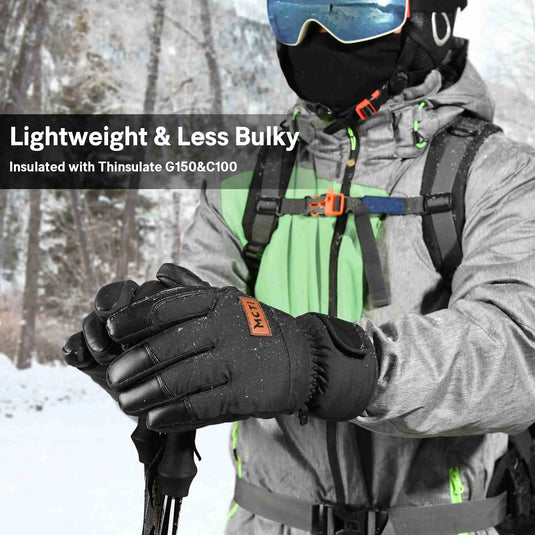 MCTI Lightweight & Warm Men's Cold Weather Gloves | Breathable & Waterproof MCTi