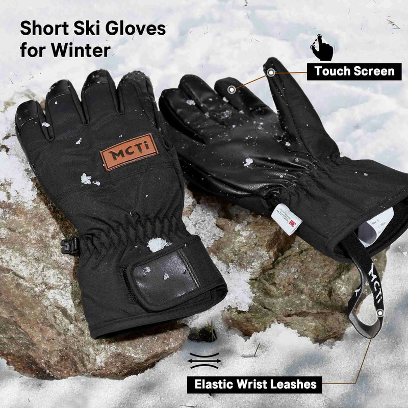 Load image into Gallery viewer, MCTI Lightweight &amp; Warm Men&#39;s Cold Weather Gloves | Breathable &amp; Waterproof MCTi

