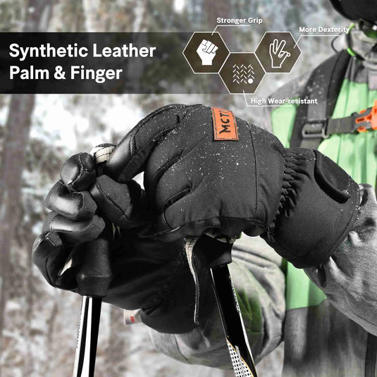 MCTI Lightweight & Warm Men's Cold Weather Gloves | Breathable & Waterproof MCTi
