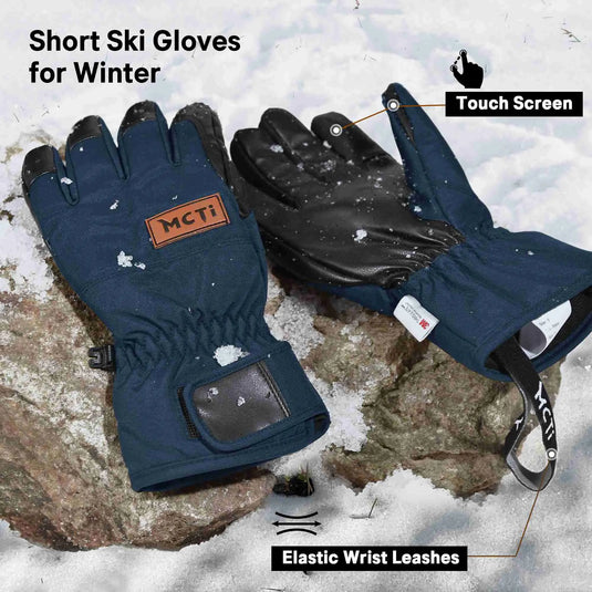 MCTI Lightweight & Warm Men's Cold Weather Gloves | Breathable & Waterproof MCTi