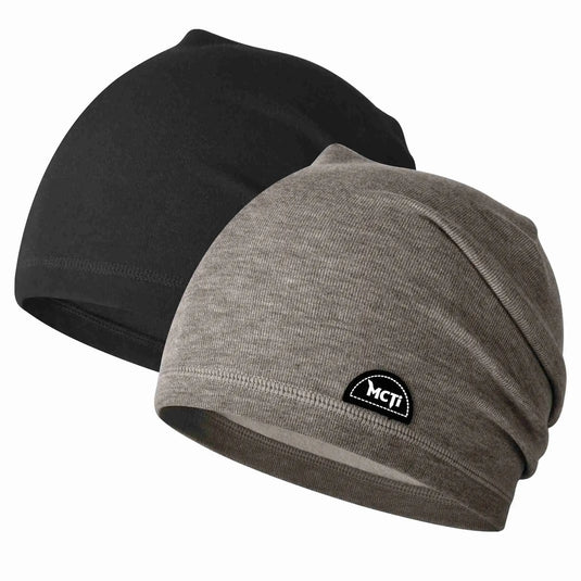 MCTi Lightweight Slouchy Beanie - Warm Stretchy Skull Cap for Running and Cycling MCTi