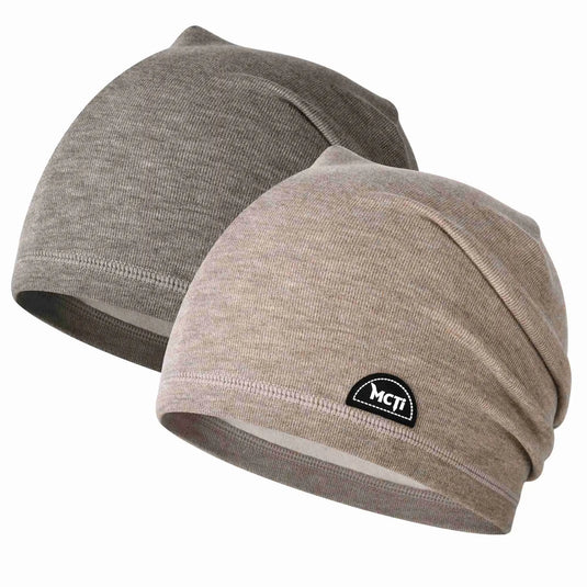 MCTi Lightweight Slouchy Beanie - Warm Stretchy Skull Cap for Running and Cycling MCTi