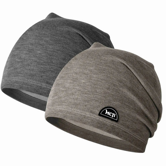 MCTi Lightweight Slouchy Beanie - Warm Stretchy Skull Cap for Running and Cycling MCTi