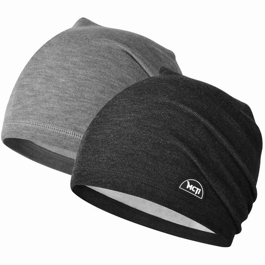 MCTi Lightweight Slouchy Beanie - Warm Stretchy Skull Cap for Running and Cycling MCTi