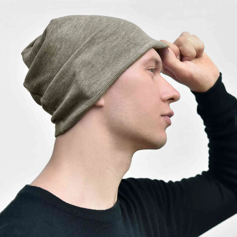 Load image into Gallery viewer, MCTi Lightweight Slouchy Beanie - Warm Stretchy Skull Cap for Running and Cycling MCTi
