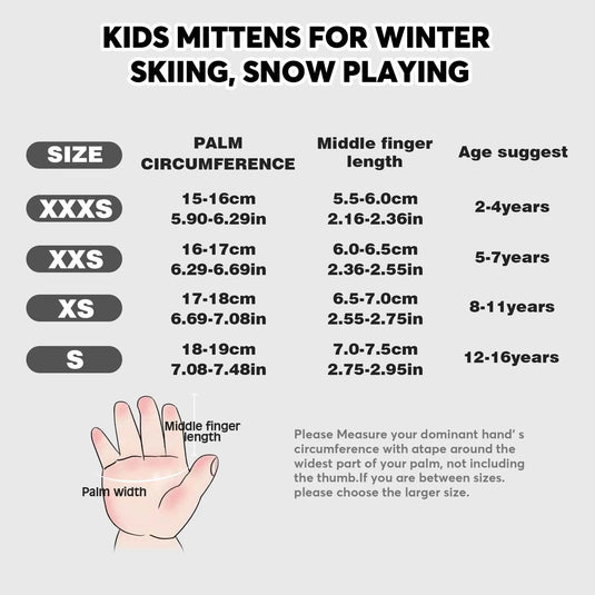 MCTi Unisex Kids Ski Liner 5-Finger I Insulated Glove Liner MCTi