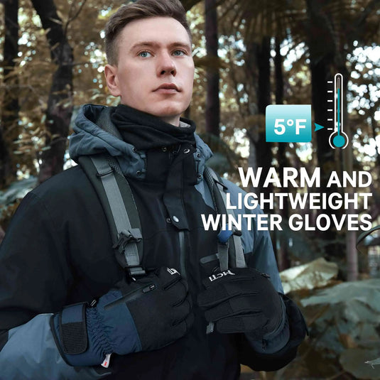 MCTi Gloves - Lightweight and Warm, Waterproof and Durable, with Touchscreen Compatibility MCTi