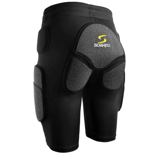 Soared 3D Protection Hip Butt and Tailbone NBR Paded Short Impact Gear for Snowboard, Skate and Ski MCTi