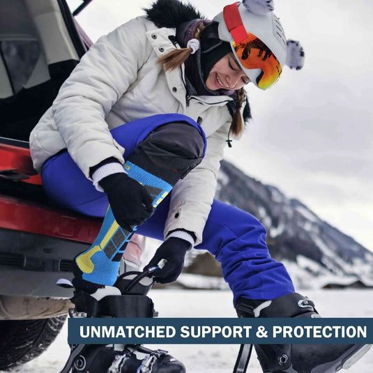 Winter Ski Socks - Warm, High-Performance OTC for Kids, Women, and Men (2 Pairs) MCTi
