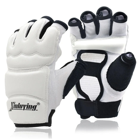 Xinluying Martial Arts Training Gloves - Fingerless for Men, Women, and Kids Xinluying