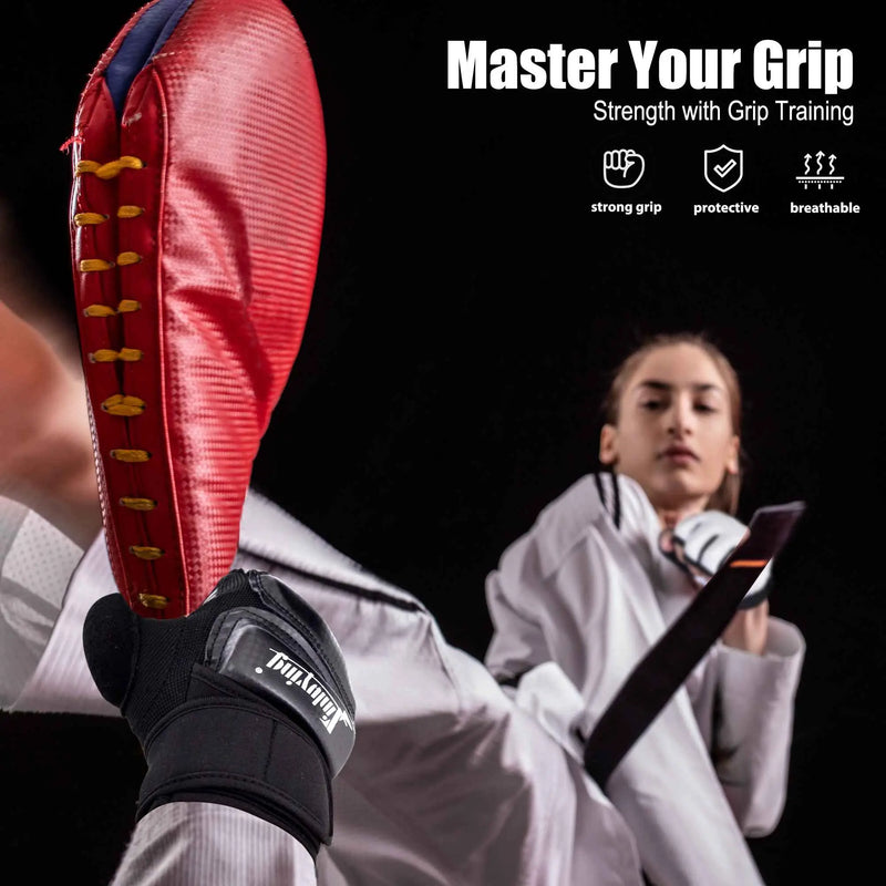 Load image into Gallery viewer, Xinluying PU Leather MMA Training Gloves - Multiple Sizes with Wrist Wraps Xinluying
