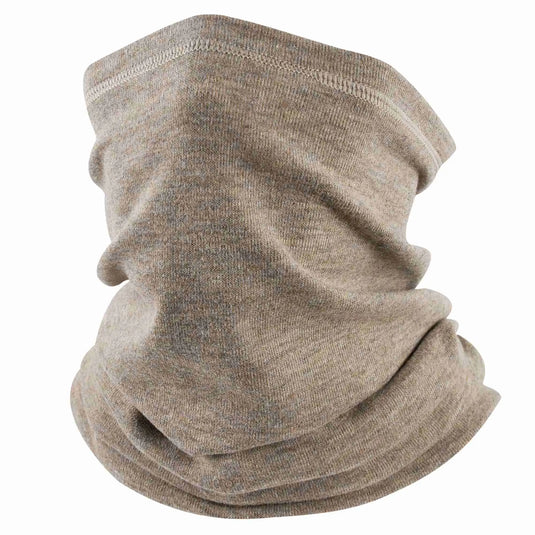 Brown MCTi Winter Neck Gaiter: Stylish cold weather accessory.