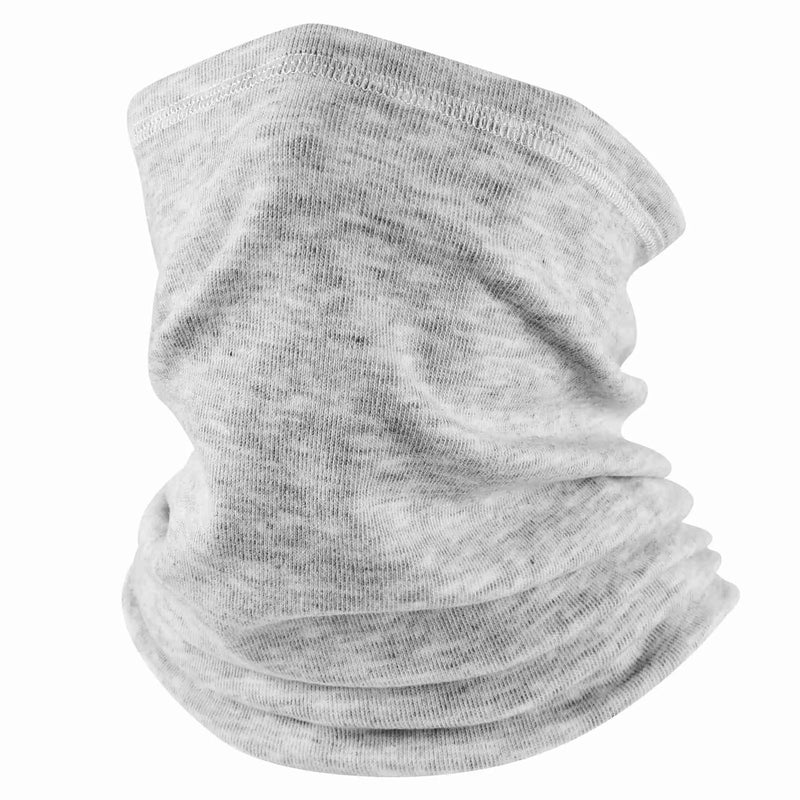 Load image into Gallery viewer, Light Gray MCTi Winter Neck Gaiter: Stylish cold weather accessory.
