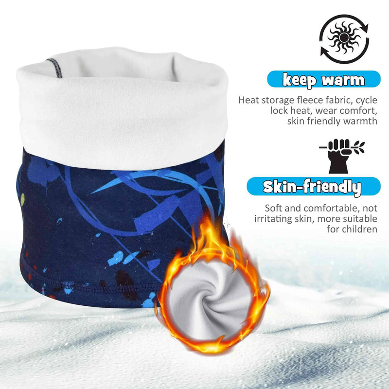 Load image into Gallery viewer, Fabric display of MCTI Kids Winter Neck Gaiter: Skin-friendly, warm, comfortable, and soft fabric for children&#39;s winter wear.
