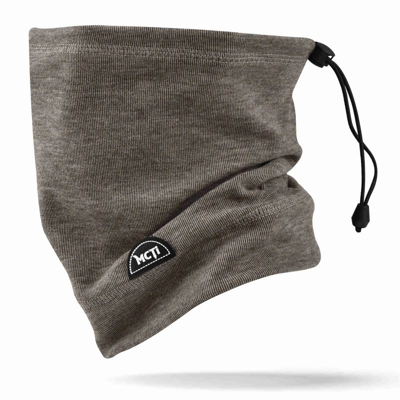 Load image into Gallery viewer, MCTI Winter Neck Gaiter: Elastic Closure,  Dark brown
