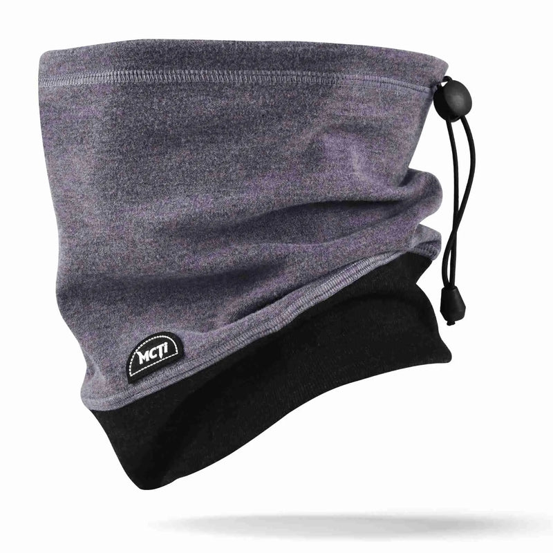 Load image into Gallery viewer, MCTI Winter Neck Gaiter: Elastic Closure in Purple Sage Raven Black
