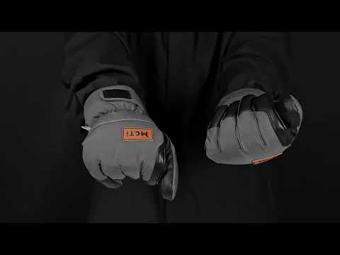 Load and play video in Gallery viewer, MCTI Lightweight &amp; Warm Men&#39;s Cold Weather Gloves | Breathable &amp; Waterproof
