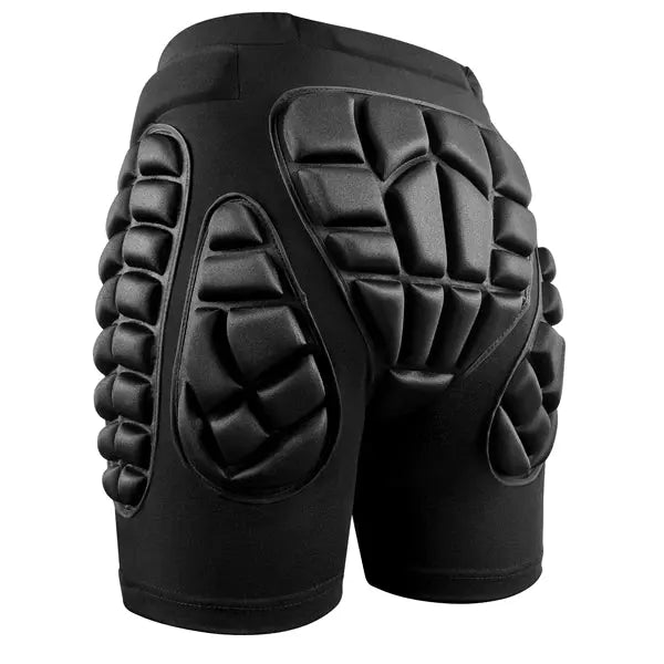 Load image into Gallery viewer, 3D Protection Hip Butt EVA Paded Short Pants Protective Gear Guard Impact Pad Ski Ice Skating Snowboard Black Soared
