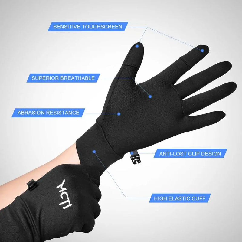 Load image into Gallery viewer, MCTi Glove Liner Touch Screen Lightweight for Winter Running Texting MCTi
