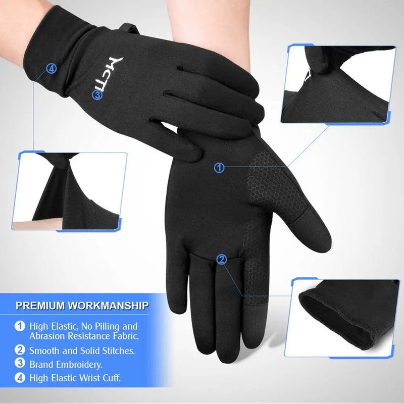 Load image into Gallery viewer, MCTi Glove Liner Touch Screen Lightweight for Winter Running Texting MCTi
