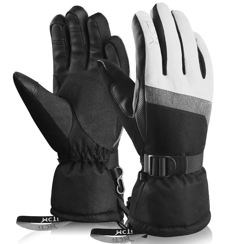 Load image into Gallery viewer, Ski Gloves With Wrist Leashes 
