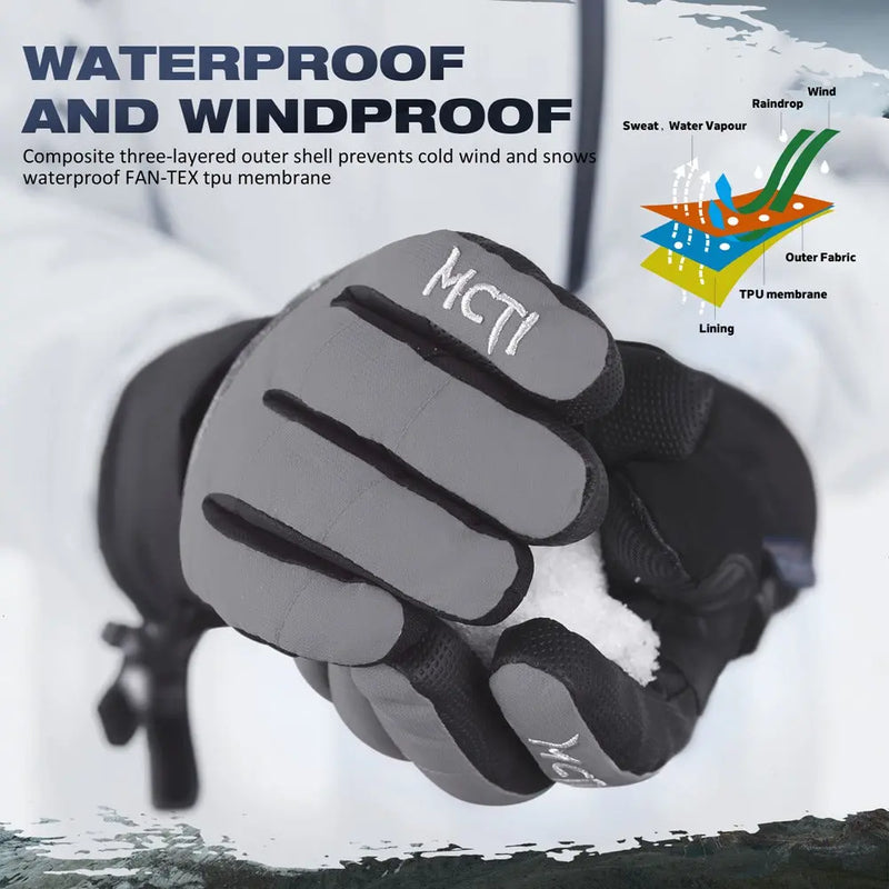 Load image into Gallery viewer, Waterproof Ski Gloves

