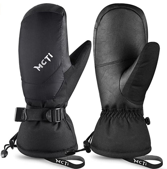 MCTi Ski Mittens Down Mittens Waterproof Touch Screen Winter Snow Mitt for Women MCTi