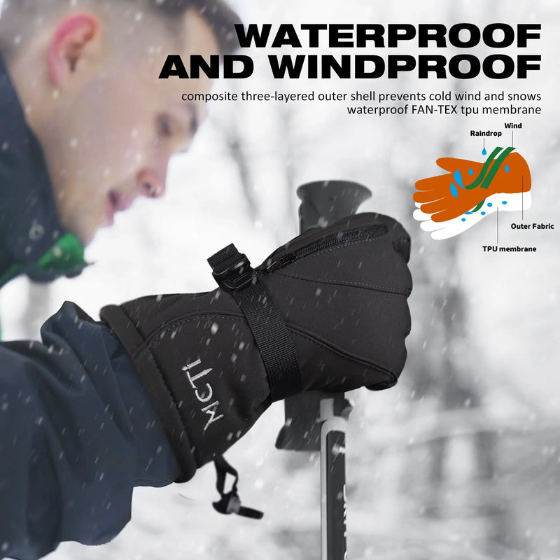 Load image into Gallery viewer, waterproof ski gloves men
